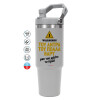 GREY color, 890ml (30oz) stainless Steel Tumbler with Handle