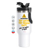 Mega Stainless steel Tumbler with lid, double wall 1,2L
