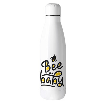 Bee my BABY!!!, Μεταλλικό παγούρι θερμός (Stainless steel), 500ml
