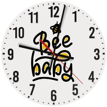Bee my BABY!!!, Ρολόι τοίχου ξύλινο (30cm)