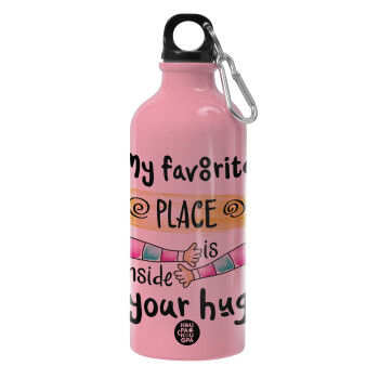 My favorite place is inside your HUG, Water bottle 600ml
