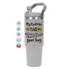 GREY color, 890ml (30oz) stainless Steel Tumbler with Handle