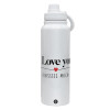1L Stainless Steel Thermal Bottle with Phone Holder & Double Wall Insulation
