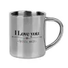 Mug Stainless steel double wall 300ml