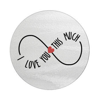 I Love you thisssss much (infinity), Επιφάνεια κοπής γυάλινη στρογγυλή (30cm)