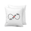 I Love you thisssss much (infinity), Sofa cushion 40x40cm includes filling