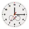 Wooden wall clock (20cm)