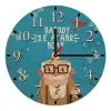 Ρολόι τοίχου ξύλινο plywood (20cm)