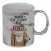 Mug ceramic marble style, 330ml