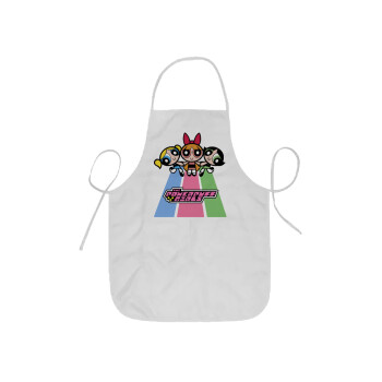 The powerpuff girls , Ποδιά Σεφ ολόσωμη κοντή  Παιδική (44x62cm)