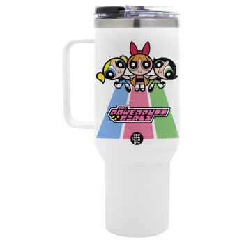 The powerpuff girls , Mega Stainless steel Tumbler with lid, double wall 1,2L