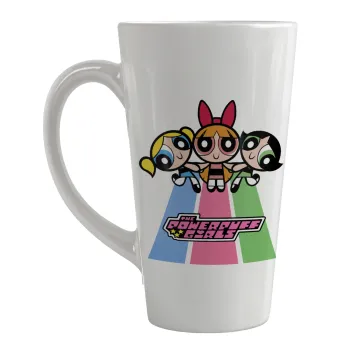 The powerpuff girls , Κούπα κωνική Latte Μεγάλη, κεραμική, 450ml