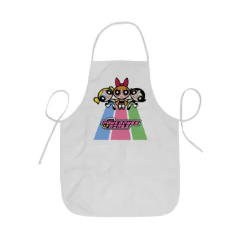 The powerpuff girls , Ποδιά Σεφ ολόσωμη κοντή  Παιδική (44x62cm)