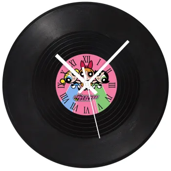 The powerpuff girls , Ρολόι τοίχου Βινύλιο (30cm)
