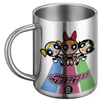 The powerpuff girls , BIG Mug Stainless steel double wall (450ml)