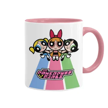 The powerpuff girls , Mug colored pink, ceramic, 330ml