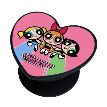 The powerpuff girls , Phone Holders Stand  καρδιά Μαύρο Βάση Στήριξης Κινητού στο Χέρι