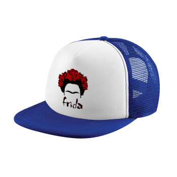 Frida, Καπέλο Soft Trucker με Δίχτυ Blue/White 