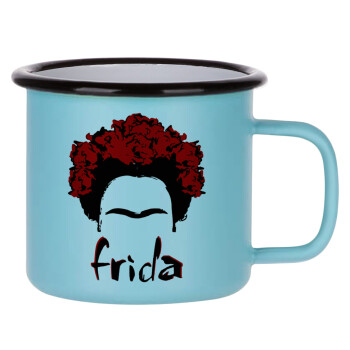 Frida, Κούπα Μεταλλική εμαγιέ ΜΑΤ σιέλ 360ml