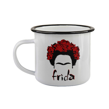 Frida, Κούπα εμαγιέ με μαύρο χείλος 360ml