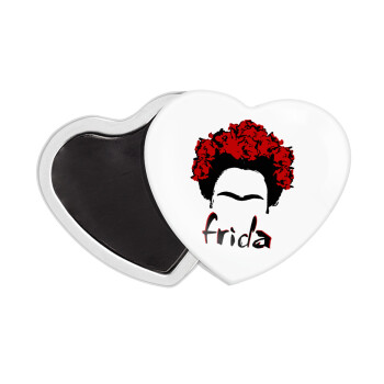 Frida, Μαγνητάκι καρδιά (57x52mm)