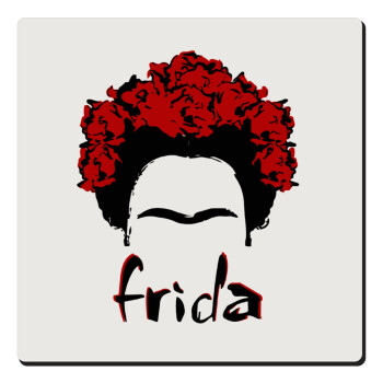 Frida, Τετράγωνο μαγνητάκι ξύλινο 6x6cm