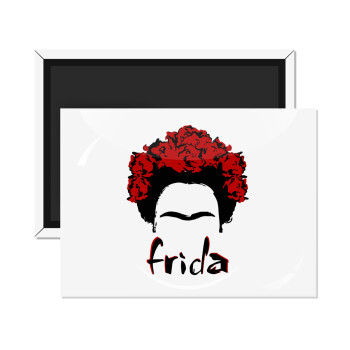 Frida, Ορθογώνιο μαγνητάκι ψυγείου διάστασης 9x6cm