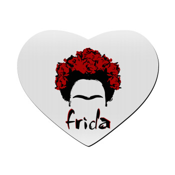 Frida, Mousepad heart 23x20cm