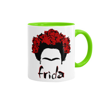 Frida, Mug colored light green, ceramic, 330ml