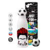 Soccer Metal mug thermos, double wall, 550ml