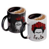 Color changing magic Mug, ceramic, 330ml when adding hot liquid inside, the black colour desappears (1 pcs)