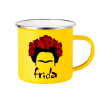 Yellow Enamel Metallic Cup 360ml