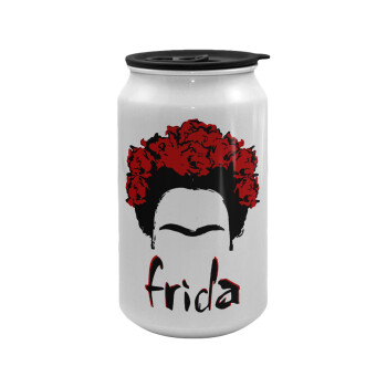 Frida, Κούπα ταξιδιού μεταλλική με καπάκι (tin-can) 500ml