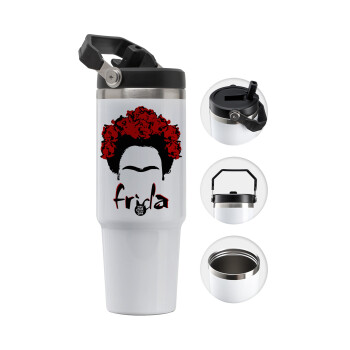 Frida, Θερμός Ανοξείδωτο 30oz με χερούλι