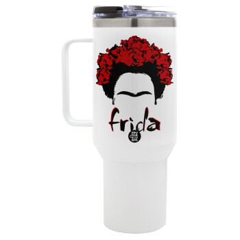 Frida, Mega Stainless steel Tumbler with lid, double wall 1,2L