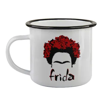 Frida, Κούπα εμαγιέ με μαύρο χείλος 360ml