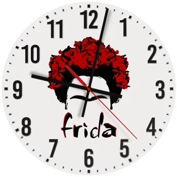 Frida, Ρολόι τοίχου ξύλινο (30cm)
