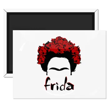 Frida, Ορθογώνιο μαγνητάκι ψυγείου διάστασης 9x6cm