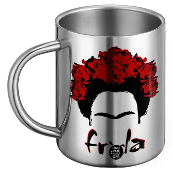 Frida, Ανοξείδωτη Μεταλλική Κούπα 450ml - Διπλού Τοιχώματος