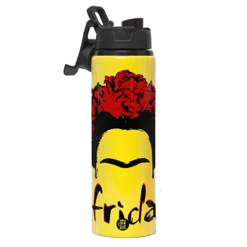 Frida, Μεταλλικό παγούρι νερού με καπάκι ασφαλείας, αλουμινίου 850ml