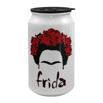 Frida, Κούπα ταξιδιού μεταλλική με καπάκι (tin-can) 500ml