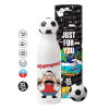 Soccer Metal mug thermos, double wall, 550ml