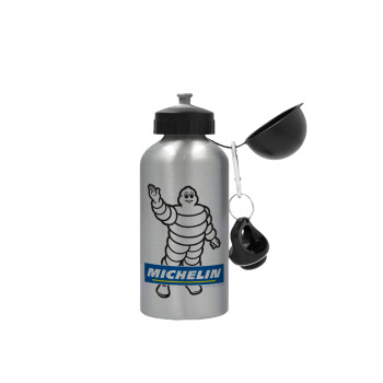 Michelin, Metallic water jug, Silver, aluminum 500ml