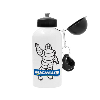 Michelin, Μεταλλικό παγούρι ποδηλάτου, Λευκό, αλουμινίου 500ml