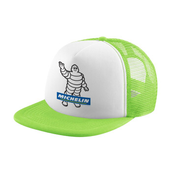 Michelin, Καπέλο Soft Trucker με Δίχτυ Πράσινο/Λευκό