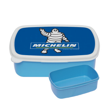 Michelin, ΜΠΛΕ παιδικό δοχείο φαγητού (lunchbox) πλαστικό (BPA-FREE) Lunch Βox M18 x Π13 x Υ6cm