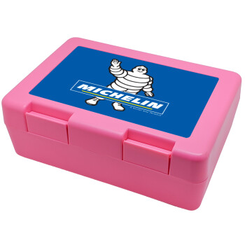 Michelin, Children's cookie container PINK 185x128x65mm (BPA free plastic)