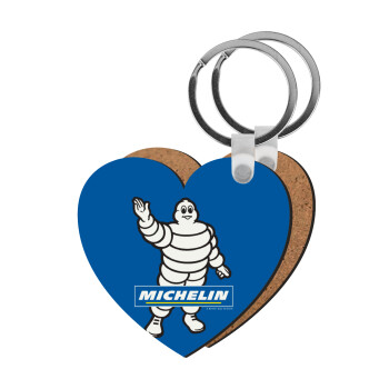 Michelin, Μπρελόκ Ξύλινο καρδιά MDF