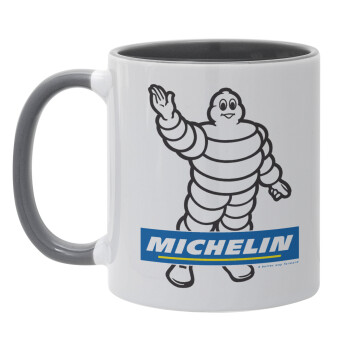 Michelin, Κούπα χρωματιστή γκρι, κεραμική, 330ml