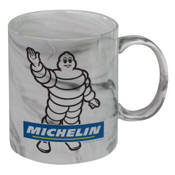Michelin, Mug ceramic marble style, 330ml